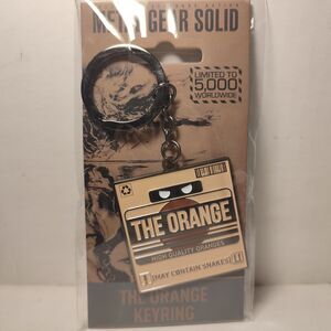 Metal Gear Solid Cardboard Box Keyring Official Konami Solid Snake Keychain